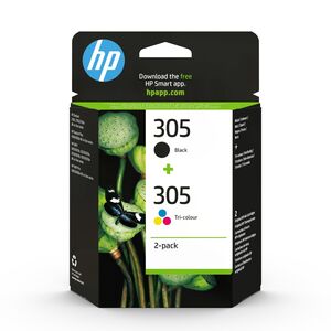 PACK CARTUCHO TINTA HP 305 NEGRO Y COLOR 1255 23XX 27XX 41X