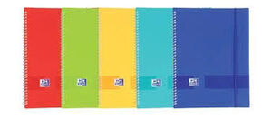 CARPETA A4 20 FUNDAS ESPIRAL LIVE&GO COLORES VIVOS OXFORD