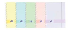 CARPETA A4 30 FUNDAS ESPIRAL LIVE&GO COLORES PASTEL OXFORD