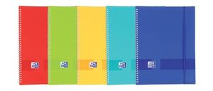 CARPETA A4 40 FUNDAS ESPIRAL LIVE&GO COLORES VIVOS OXFORD