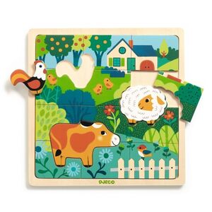 ENCAJABLE PUZZLO FARM DJECO
