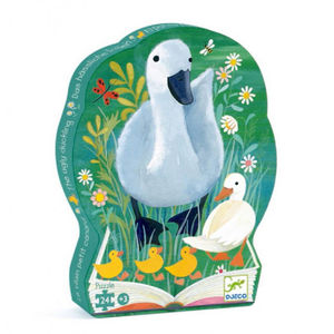 PUZZLE 24 PIEZAS SILUETA EL PATITO FEO DJECO