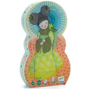 PUZZLE 36 PIEZAS SILUETA KOKEISHI DJECO