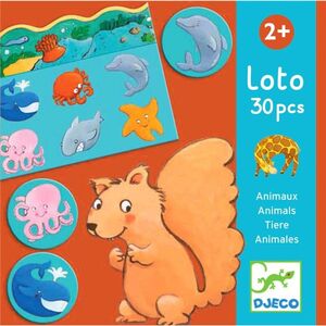 JUEGO EDUCATIVO LOTO ANIMALES DJECO