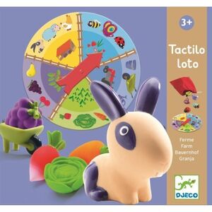 JUEGO EDUCATIVO TACTILO LOTO GRANJA DJECO