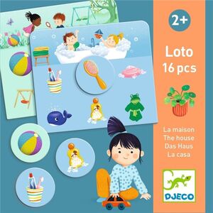 JUEGO EDUCATIVO LOTO LA CASA DJECO