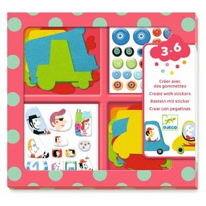 CREAR CON PEGATINAS ME GUSTAN LOS COCHES DJCECO