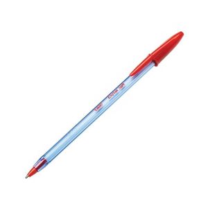 BOLIGRAFO ROJO BIC CRITAL SOFT PUNTA MEDIA 1,2 MM