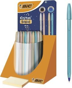 BOLIGRAFO BIC CRISTAL GLACE COLORES SURTIDOS