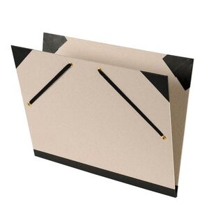 CARPETA DIBUJO 37X52 BRUT GOMAS GRIS CANSON