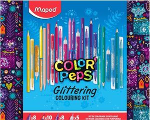 KIT DE COLOREADO GLITTER MAPED