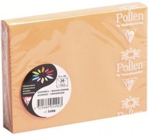 20 SOBRES NARANJA 75X100MM 120GSM CLAIREFONTAINE