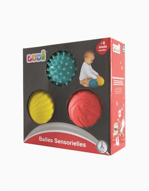 CONJUNTO 3 PELOTAS SENSORIALES LUDI