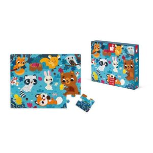 PUZZLE 20 PIEZAS TACTIL LOS ANIMALES DEL BOSQUE JANOD
