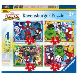 PUZZLE 4 EN 1 10, 12, 14, 16 PIEZAS SPIDEY RAVENSBURGER