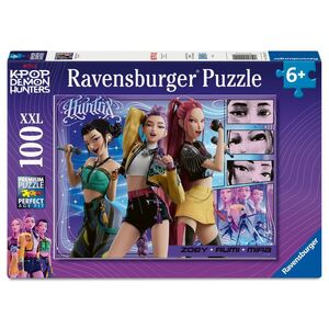 PUZZLE 100 PIEZAS XXL K-POP DEMON HUNTERS RAVENSBURGER