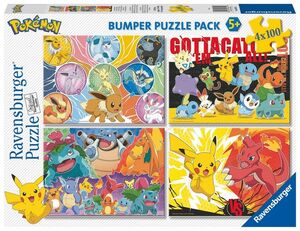 PUZZLE 4X100 PIEZAS POKEMON RAVENSBURGER