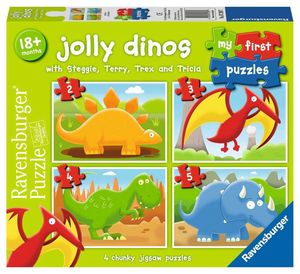 PUZZLE 2,3, 4 Y 5 PIEZAS DINOSAURIOS RAVENSBURGER