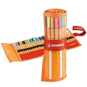 PACK 30 ROTULADORES STABILO POINT 88 ROLLERSET PUNTA FINA