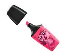 ROTULADOR FLUORESCENTE ROSA BOSS MINI ANIMAL VIBES STABILO