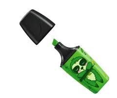 ROTULADOR FLUORESCENTE VERDE BOSS MINI ANIMAL VIBES STABILO