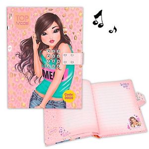 DIARIO CON CODIGO SECRETO ROSA TOPMODEL