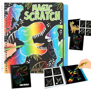 MAGIC-SCRATCH BOOK DINO WORLD