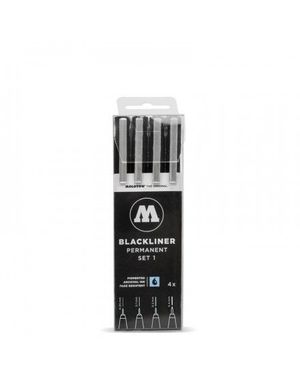 PACK ROTULADORES BLACKLINER MOLOTOW X4 - SET 1