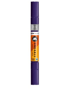 ROTULADOR ACRILICO 043 VIOLET DARK DOBLE PUNTA MOLOTOW ONE4ALL 1,5 - 4 MM