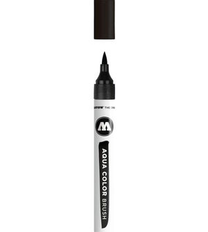 ROTULADOR ACUARELABLES 222 DEEP BLACK AQUA COLOR BRUSH