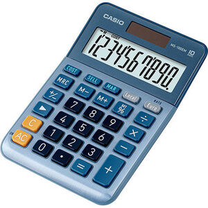CALCULADORA CASIO DE SOBREMESA 10 DIGITOS MS-100EM