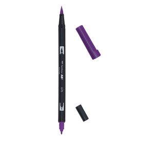ROTULADOR ABT DUAL BRUSH-PEN ROYAL PURPLE 676 TOMBOW
