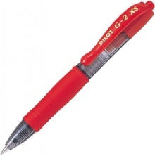 BOLIGRAFO PILOT G-2 PIXIE ROJO PUNTA 0,7MM