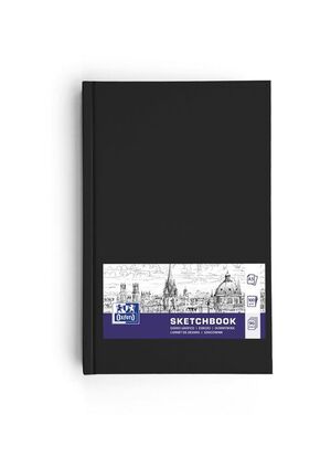 BLOC ESBOZO A5 96 HOJAS COSIDO ARTBOOK 100GR NEGRO OXFORD