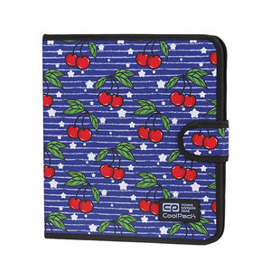 ARCHIVADOR DE TELA 4 ANILLAS MATE CHERRIES COOLPACK