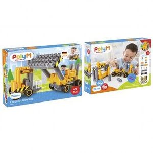 SET DE CONSTRUCCION BULLDOZER POLY M