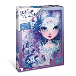 PUZZLE 100 PIEZAS GLITTER ICEANA & BLIZZIA NEBULOUS STARS