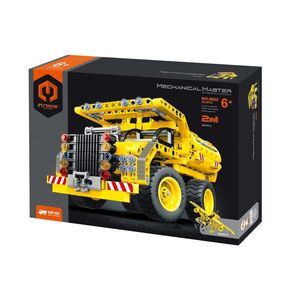 JUEGO MECHANICAL MASTER 361 PIEZAS CAMION VOLQUETE Y AVION 2 EN 1