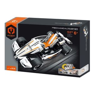 JUEGO MECHANICAL MASTER 187 PIEZAS COCHE DE CARRERAS BLANCO