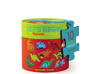 PUZZLE 2 PIEZAS LETS BEGIN DINOSAURS CROCODILE CREEK