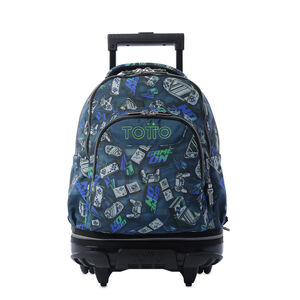 MOCHILA 45CM CARRO DESMONTABLE TIZA BUTTON TOTTO