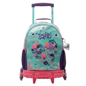 MOCHILA ESCOLAR BOMPER CON RUEDAS CONFETTI HAPPY Totto