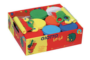 PACK 8 BOTES PASTA Y UTENSILIOS PARA JUGAR GIOTTO BEBE