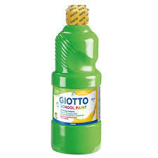 BOTE 500ML TEMPERA LIQUIDA VERDE CINABRIO GIOTTO