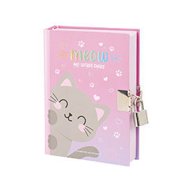 DIARIO SECRETO KITTY CON CANDADO LEGAMI
