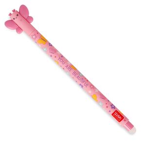 BOLIGRAFO DE GEL BORRABLE 0,7 MM TINTA ROSA MARIPOSA LEGAMI