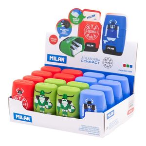 SACAPUNTAS DOBLE CON GOMA VIKINGOS MILAN