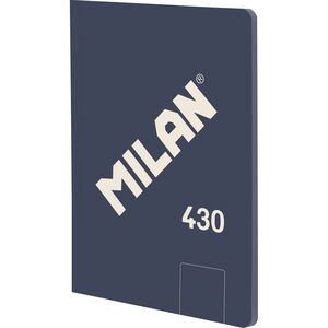 LIBRETA A5 ENCOLADA 48H LISO 95GR COLECCION 430 1918 AZUL MILAN
