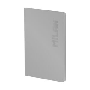 LIBRETA A6 ENCOLADA 48 HOJAS LISO 95GR SHADOW GRIS MILAN