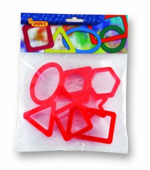 BOLSA 8 MOLDES FIGURAS GEOMETRICAS JOVI